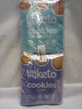 6 Packs of Kiss My Keto Cookies- (3) Butter, (3) Choc. Chip