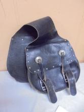 Set of Leather Saddle Bags