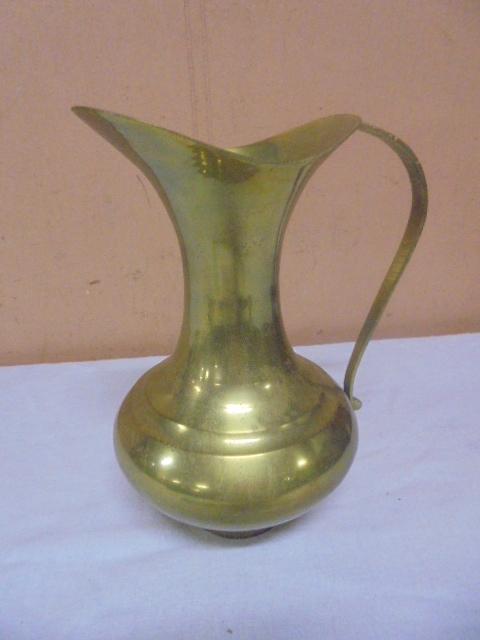 Vintage Brass Pitcher