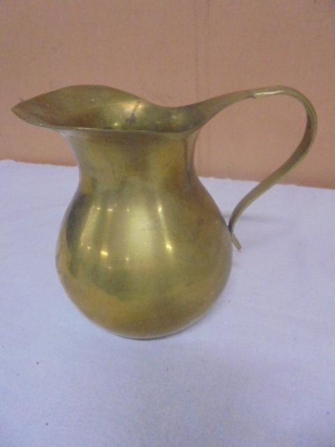 Vintage Brass Pitcher