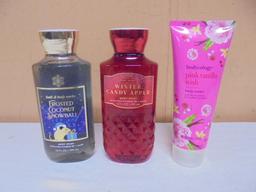 2 Bath & Body Works Body Wash & 1 Bodycology Body Cream