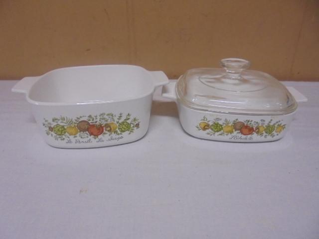 Corning 1.5qt & 1qt Spice O'Life Baking Dishes