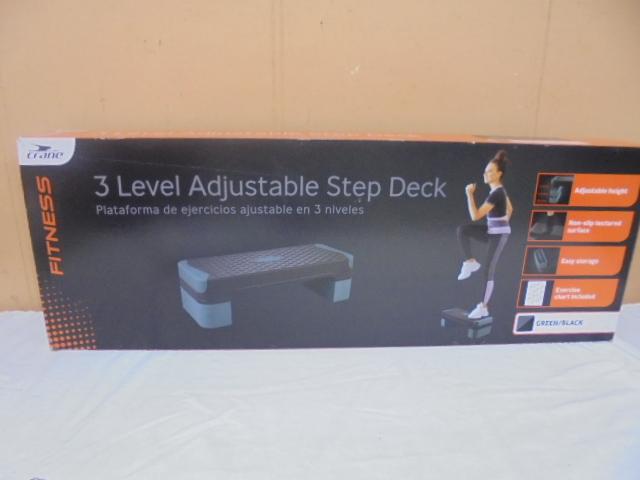 Crane Fitness 3 Level Adjustable Step Deck