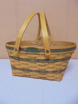 1996 Longaberger Traditions Collection Community Basket w/ Protector