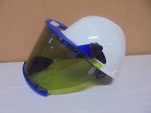 Hard Hat w/ Faceshield & Chin Cup