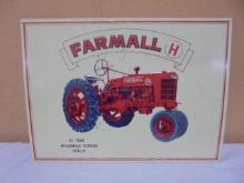 Farmall H Metal Sign