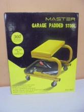 Master Padded Garage Stool