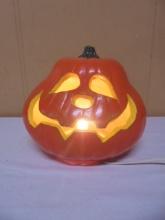 Lighted Jack-O-Lantern