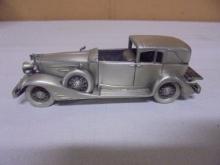 Danbury Mint Pewter 1933 V-16 Cadillac Town Car