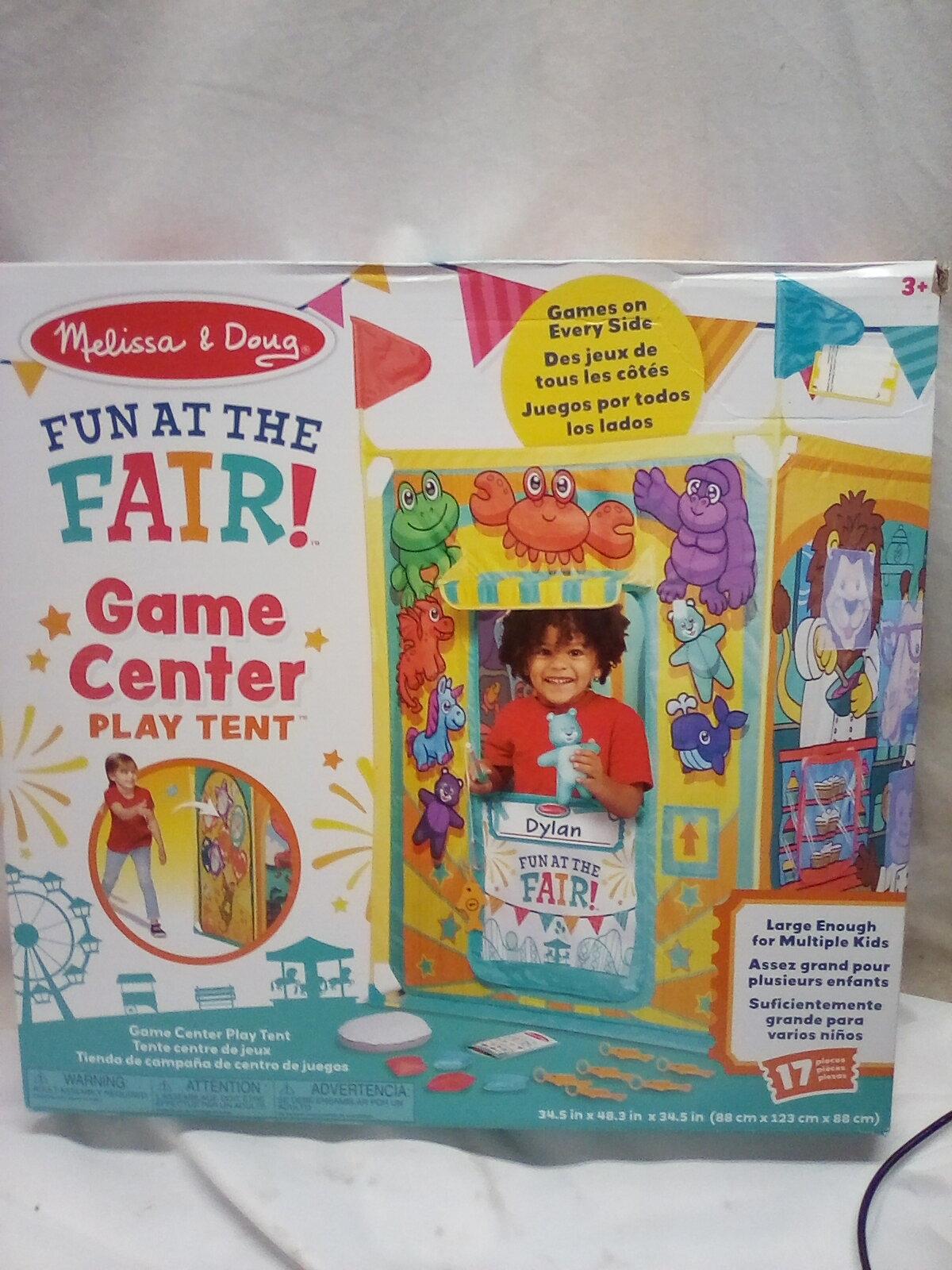 Melissa & Doug Game Center Play Tent