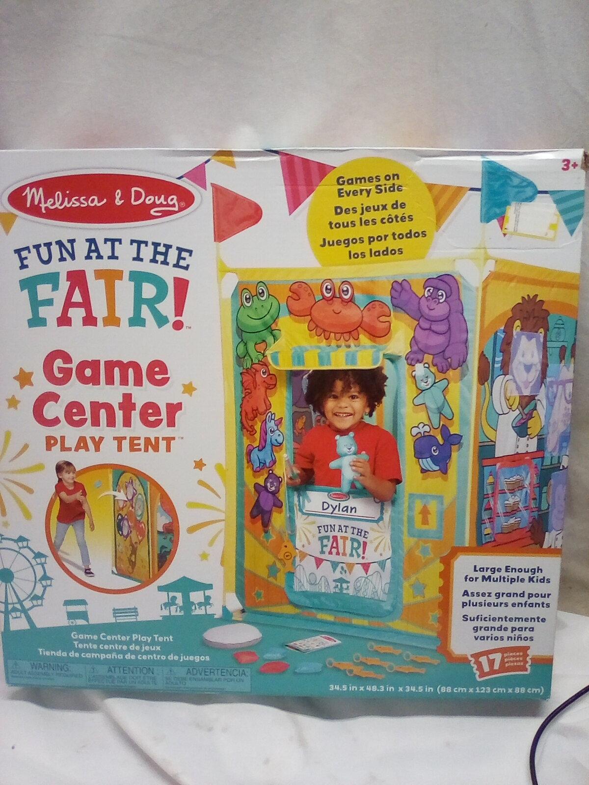 Melissa & Doug Game Center Play Tent