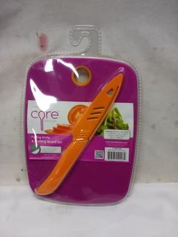 Paring Knife with Cutting Board Set