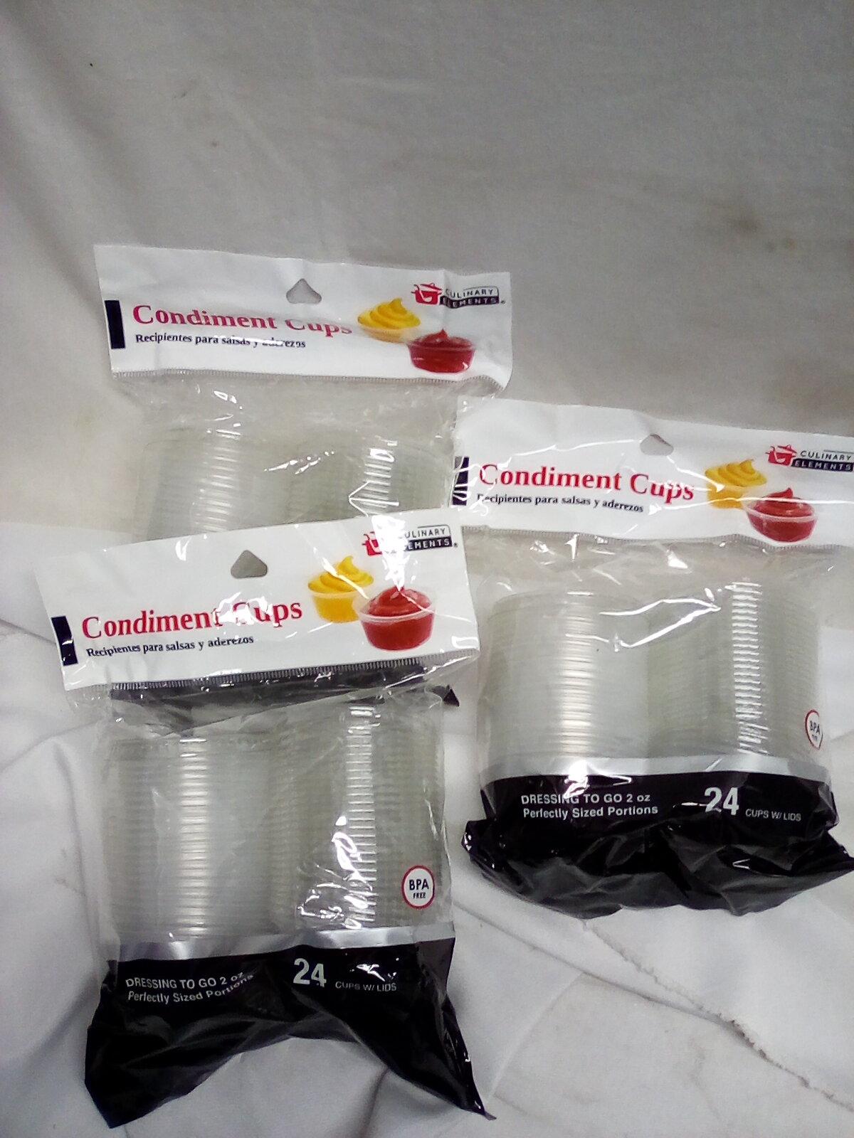 QTY 72 Condiment Cups