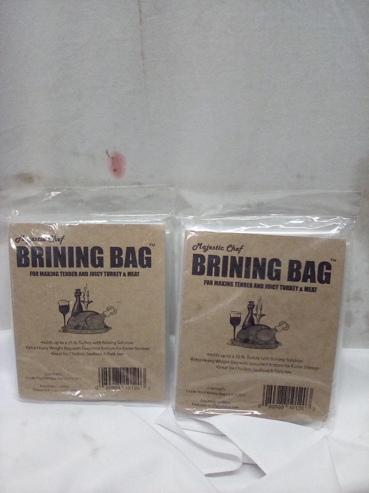 Qty 2 Brining Bag