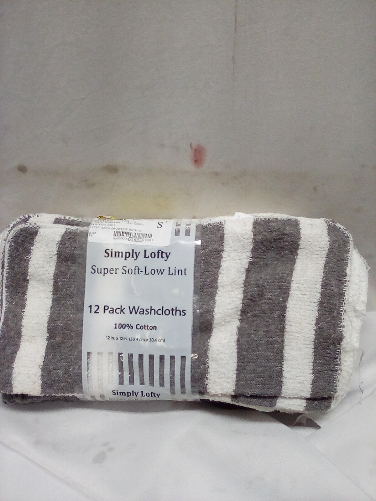 12 pc Washcloths