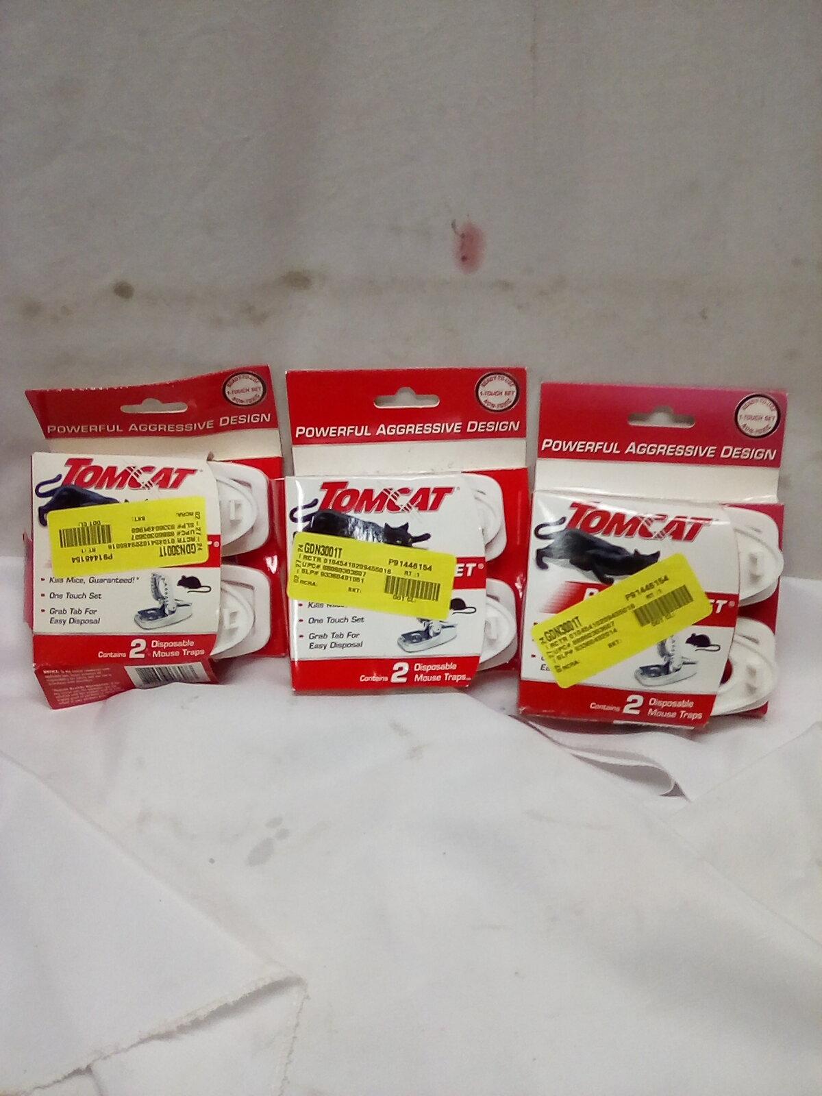 Qty 6 Tomcat Mouse Traps