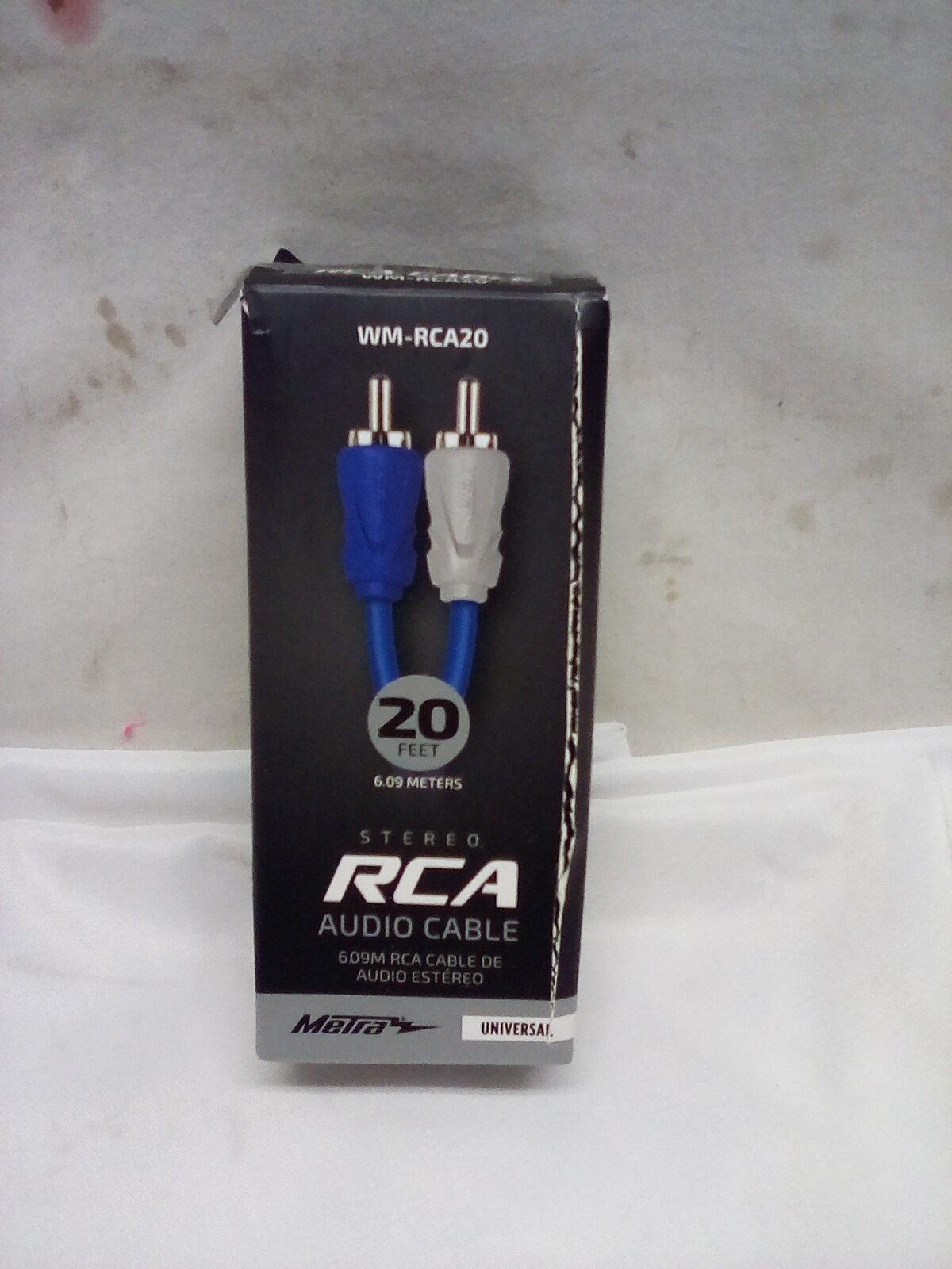 Metra 20’ WM-RCA20 Audio Cable.