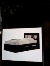 Black Twin Captain Bed frame only