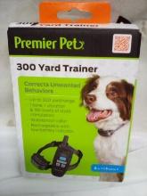 QTY 1, Premier Pet 300 Yard Trainerfor 8#+, 6mos +