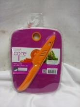 Core Kitchen Paring Knife & Cutting Board Set.