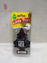 Little Trees Air Fresheners. Black Ice  Pack.