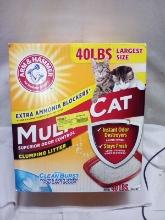 Arm & Hammer 40lb Multi-Cat Clumpng Litter w/ Clean Burst.