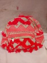 Mini Backpack With Hot Pink Frills.