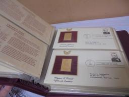 Golden Replicas of The 1986 United States Presidents Stamp Set