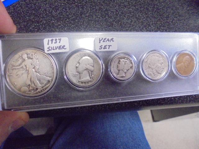 1937 Silver Year Set