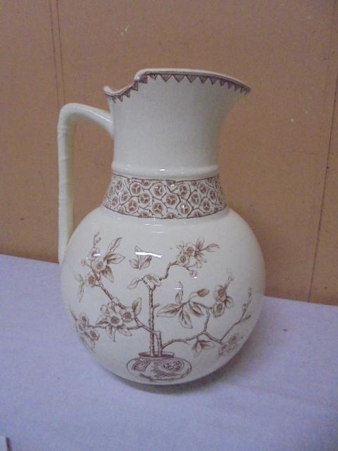 Antique Ironstone Pitcher