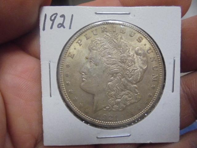 1921 Morgan Silver Dollar