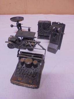 Group of 5 Vintage Metal Pencil Sharpeners