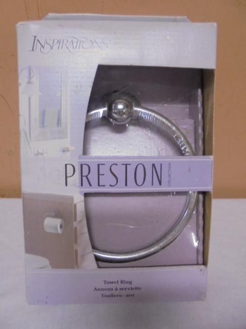 Brand New Polished Chrome Towel Ring