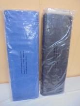 2 Large Bolts of Blue & Black Denim Fabric