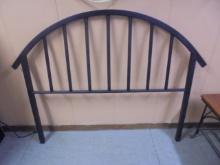 Like New Black Metal Full Size Headboard