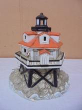 Lefton China Lighted Lighthouse