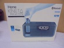 iHome Kineta Bluetooth Dual Charging FM Stereo Alarm Clock