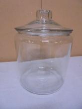 Large Glass Cookie/Candy Jar