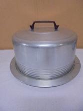 Vintage Regal Aluminum Cake Carrier