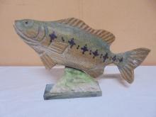 Hand Carved Wooden Fish