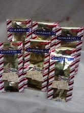 QTY 6 Ghirardelli Peppermint bark