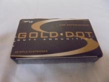 20 Round Box of Speer LE .223 Rem Gold Dot Law Enforcement Rifle Cartridges