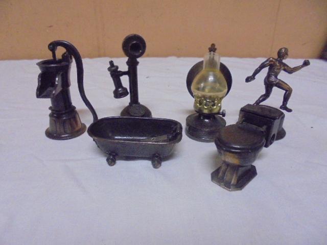 Group of 6 Vintage Metal Pencil Sharpeners