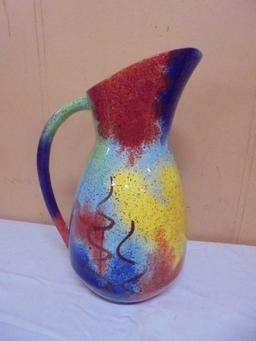 Beautiful Pfaltzgraff Sedona Hand Painted Pitcher