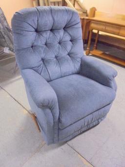 Blue La-Z-Boy Rocker Recliner