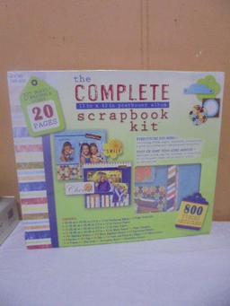 800pc 12"x12"Post Bound Album Scrapbook Kit