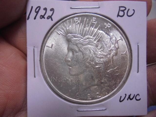 1922 Silver Peace Dollar