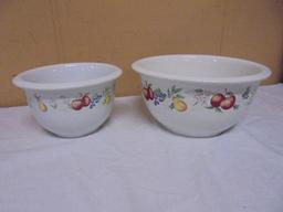 2pc Set of Corelle Coordinates Mixing Bowls