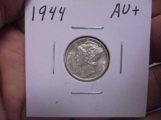 1944 Silver Mercury Dime