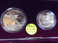 1992 US Olympics Two Coin Proof Set